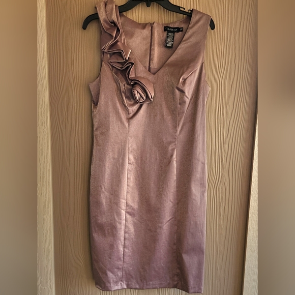 Roulette Tan Shimmer Party Dress - Picture 9 of 16